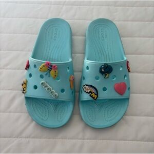CROCS Classic Slide Sandals with Jibbitz